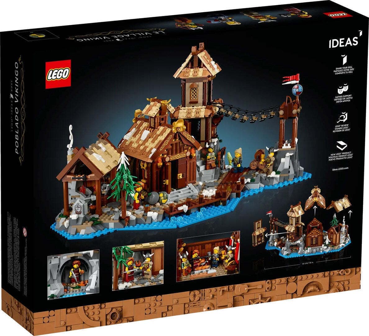 LEGO Ideas Viking Village για 18+ Ετών 2103τμχ 21343 5