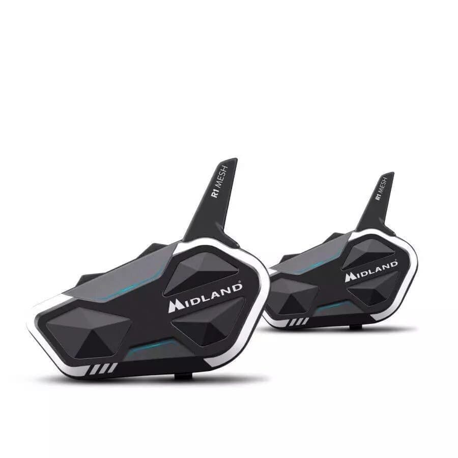 Midland R1 Mesh Twin Διπλή Ενδοεπικοινωνία για Κράνος Μηχανής με Bluetooth C1585.01