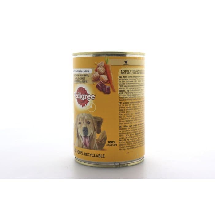 Pedigree Υγρή Τροφή Σκύλων σε Κονσέρβα με Καρότο και Κοτόπουλο 400gr 2