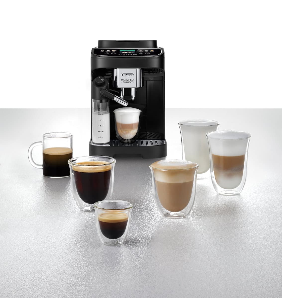 De'Longhi Magnifica Evo Next Αυτόματη Μηχανή Espresso 1450W Πίεσης 15bar για Cappuccino με Μύλο Άλεσης Καφέ ECAM310.60.B 8