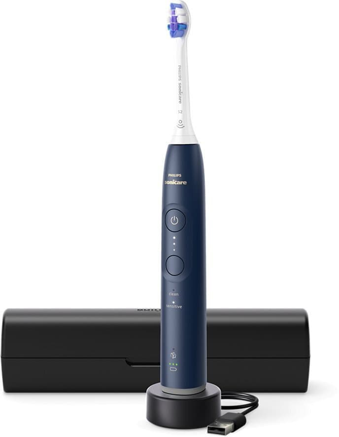 Philips Sonicare Protectiveclean Ηλεκτρική Οδοντόβουρτσα με Αισθητήρα Πίεσης και Θήκη Ταξιδίου Μπλε 9