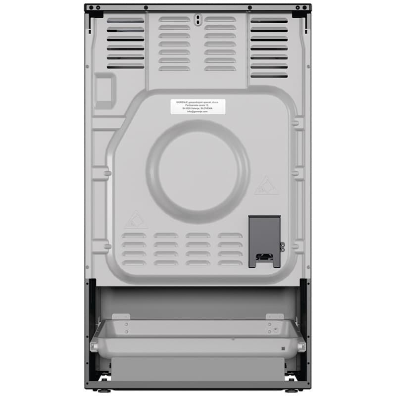 Gorenje GECS5B70CLB Κουζίνα 70lt με Κεραμικές Εστίες Π50εκ. Μαύρη 5
