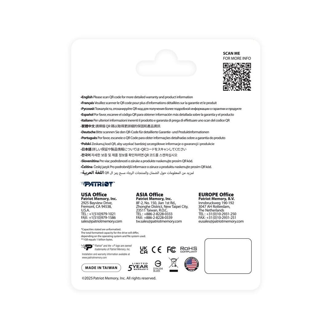 Patriot Viper P410 SSD 1TB τύπου M.2 με σύνδεση PCI Express 4.0 P410P1TBM28H 5