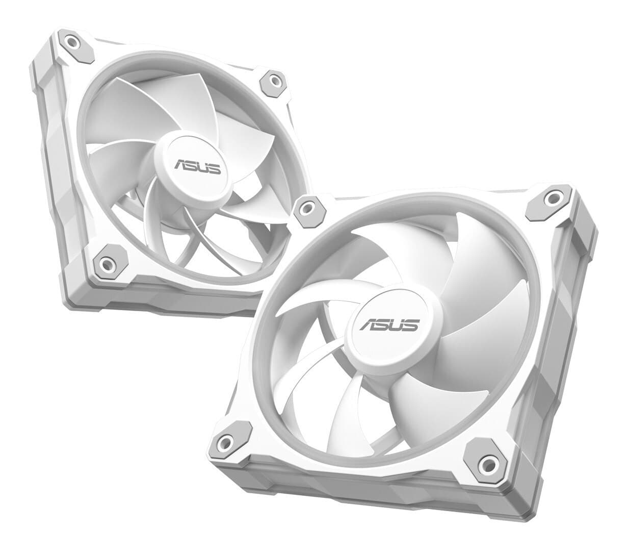 Asus Prime MR120 Reverse Blade Case Fan (1600rpm) με ARGB Φωτισμό και Σύνδεση 4-Pin PWM 3τμχ Λευκό 5