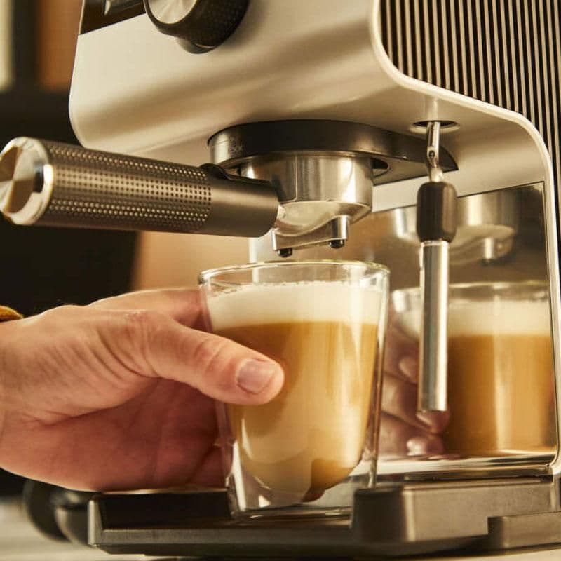 Krups Μηχανή Espresso 1140W Πίεσης 15bar Ασημί XP384E10 4