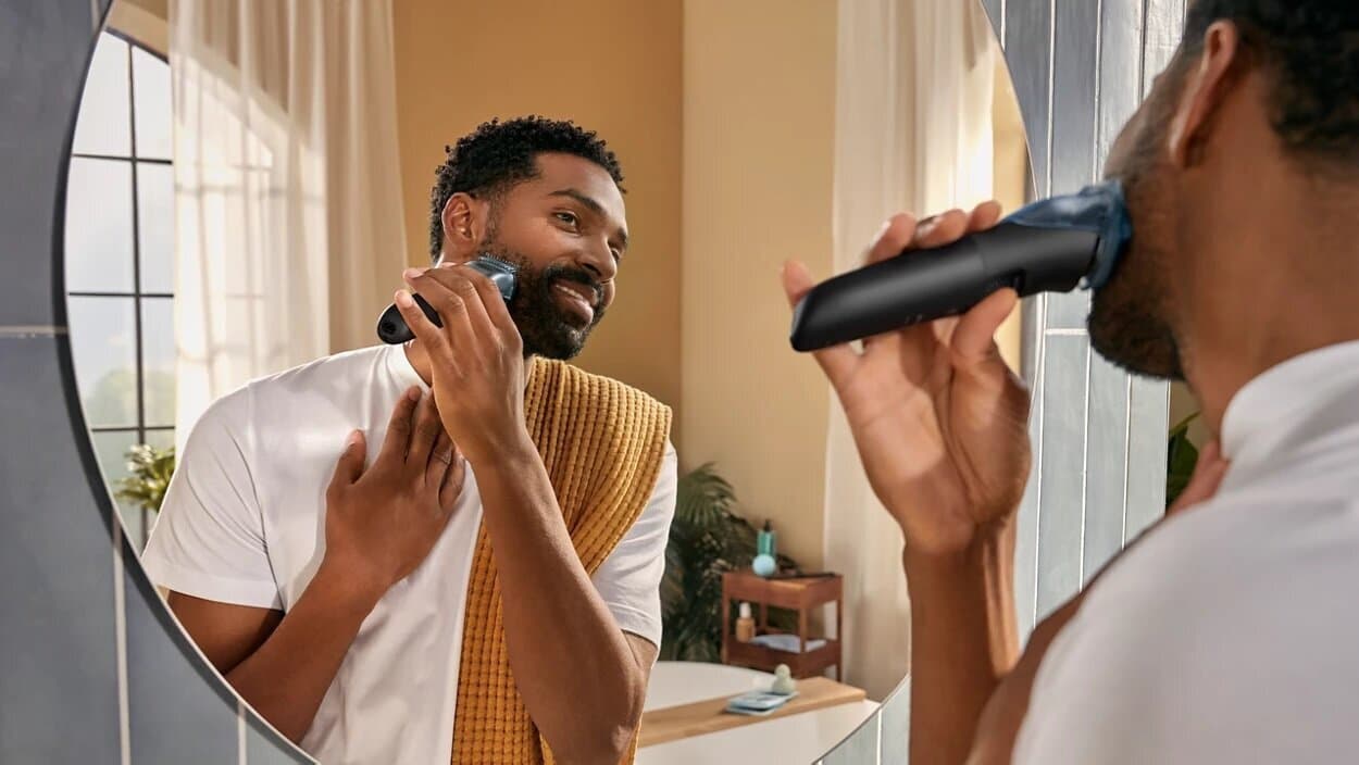 Philips Beardtrimmer 5000 Σετ Επαναφορτιζόμενης Κουρευτικής Μηχανής Μαύρο BT5780/15 3