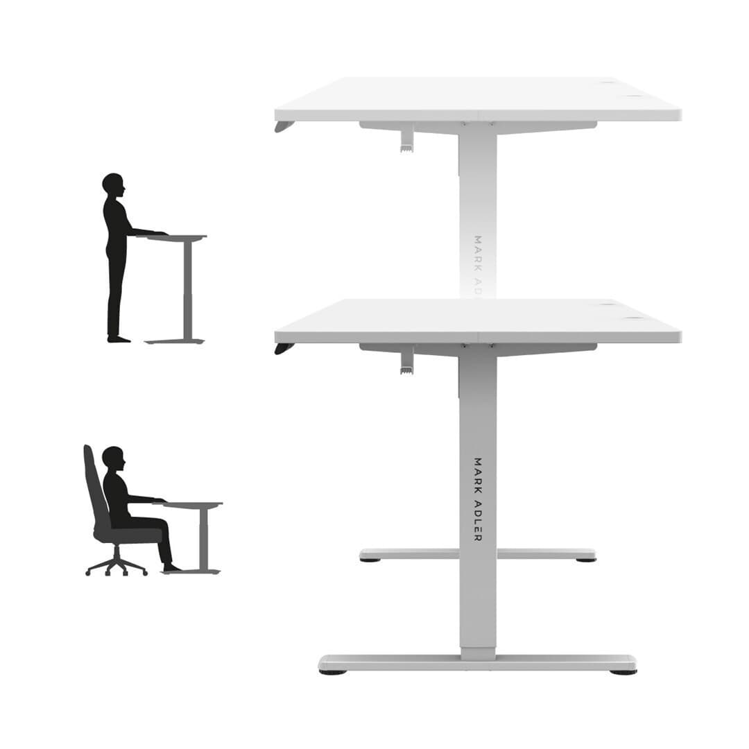 Γραφείο Leader Ξύλινο White 118x60εκ. 11