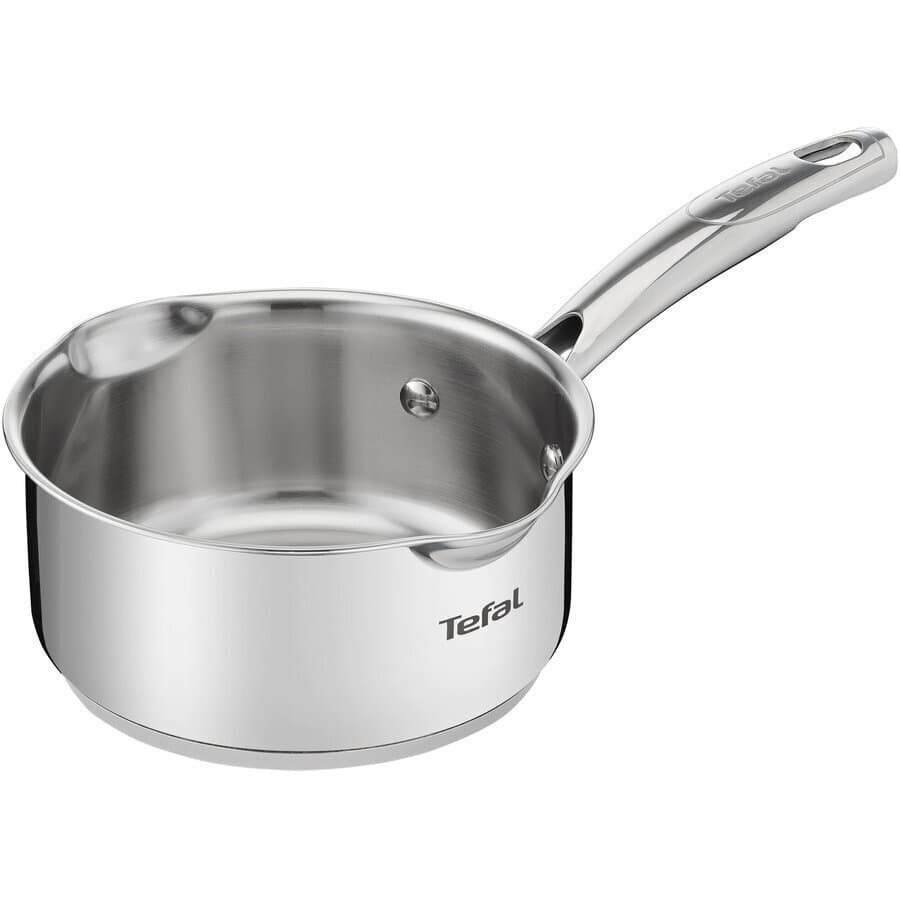 Tefal Duetto+ Σετ Κατσαρόλες από Ανοξείδωτο Ατσάλι Ασημί 4τμχ 6