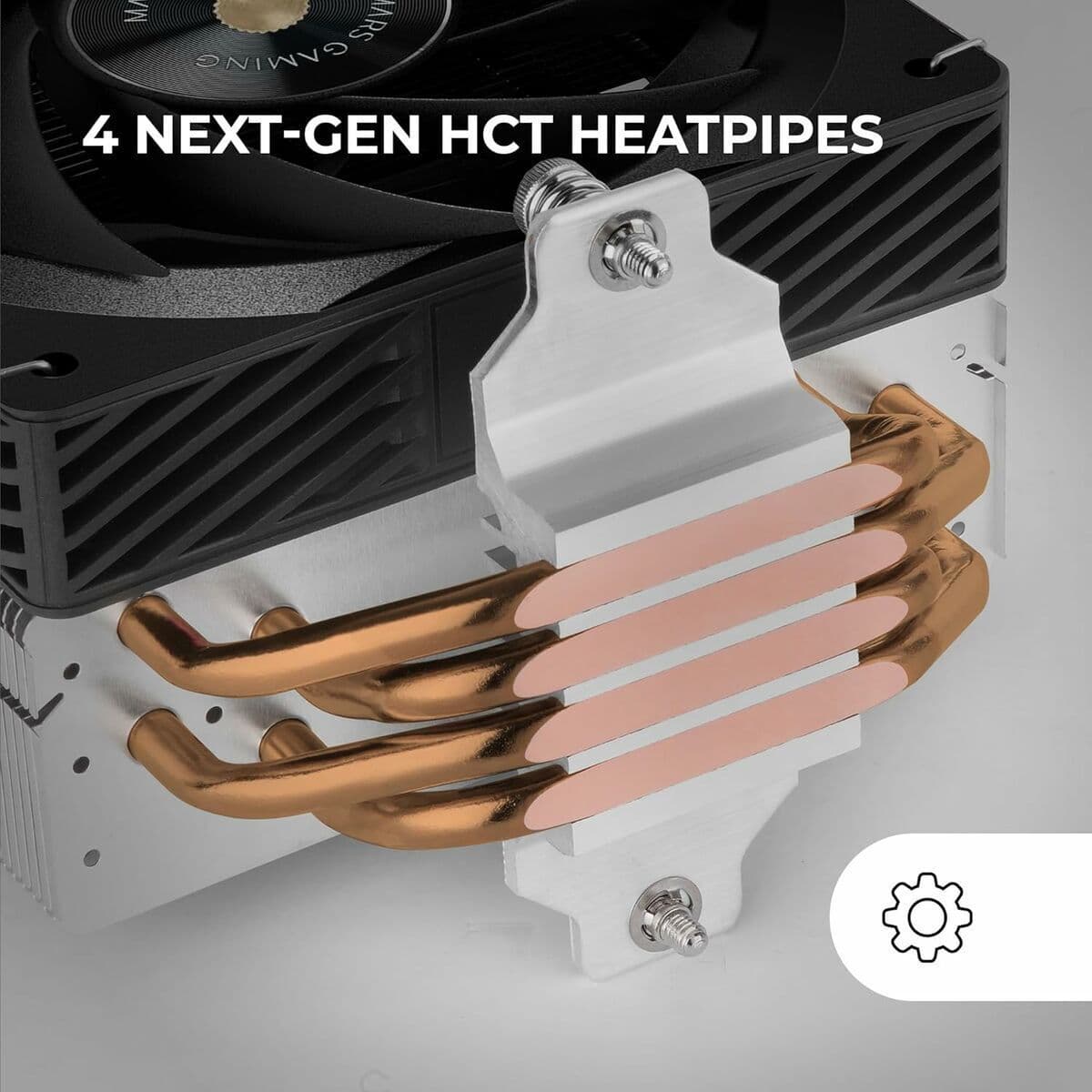 Tacens MCPU-X4 Ψύκτρα Επεξεργαστή για Socket AM4/AM5/115x/1700 με ARGB Φωτισμό 5