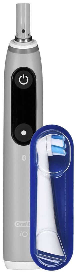 Oral-B iO Series 6 Ηλεκτρική Οδοντόβουρτσα με Αισθητήρα Πίεσης και Θήκη Ταξιδίου Grey Opal 6