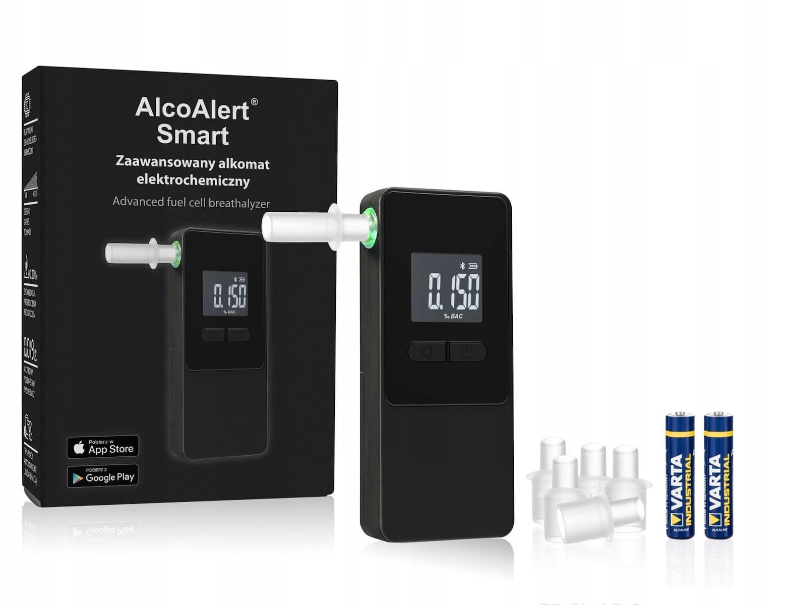 Electrochemical Breathalyzer Alcoalert Smart Ψηφιακός Μετρητής Αλκοόλ 5