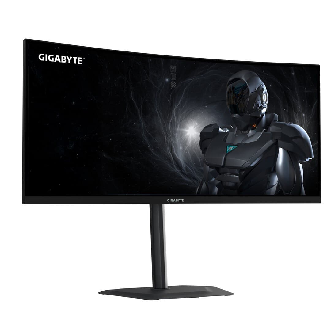 Gigabyte G34WQC2 Ultrawide VA HDR Curved Gaming Monitor 34" QHD 3440x1440 200Hz με Χρόνο Απόκρισης 1ms GTG Γκρι 4