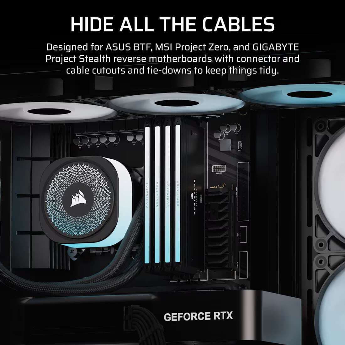 Corsair Frame 4500X RS-R ARGB Gaming Midi Tower Κουτί Υπολογιστή με Πλαϊνό Παράθυρο Μαύρο 8