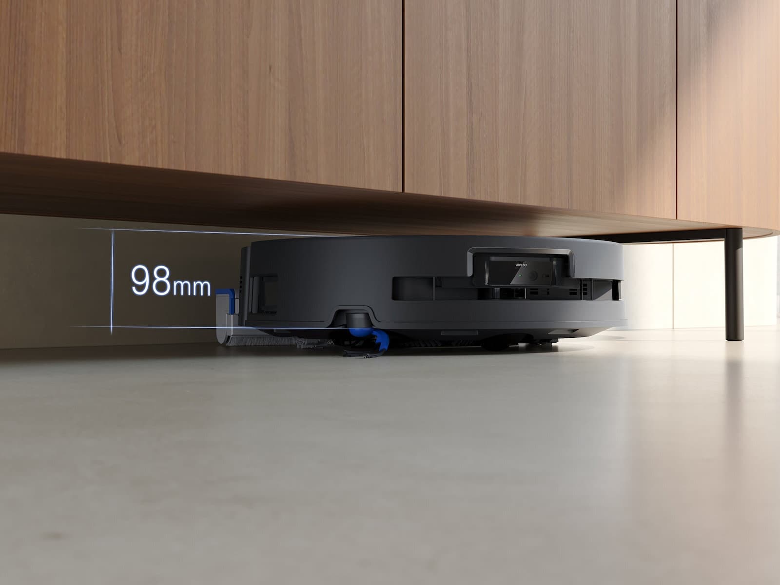 Ecovacs DEEBOT T80 Omni Σκούπα Ρομπότ με Χαρτογράφηση Laser & Απορρόφηση 18000Pa Μαύρη 6