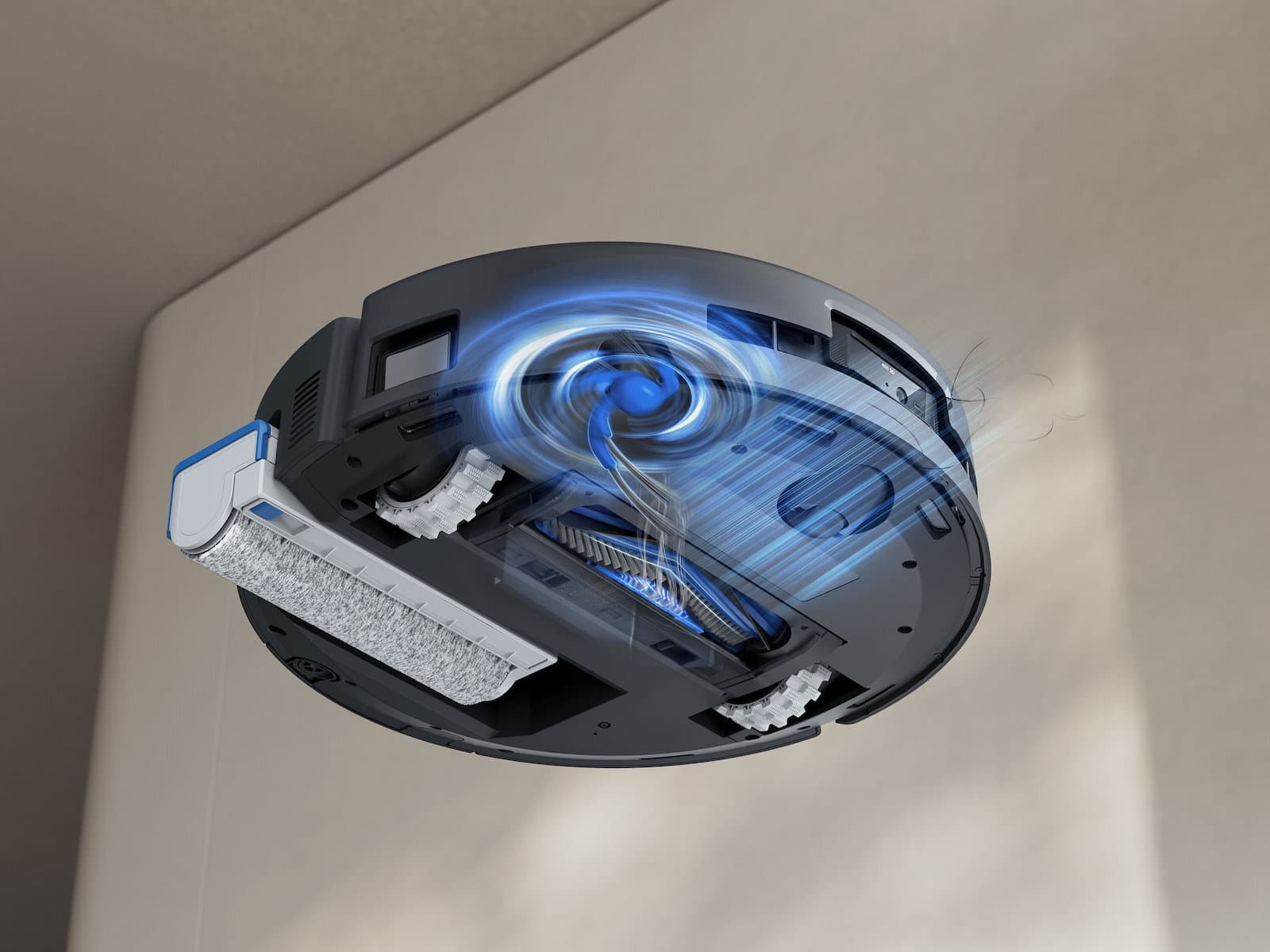 Ecovacs DEEBOT T80 Omni Σκούπα Ρομπότ με Χαρτογράφηση Laser & Απορρόφηση 18000Pa Μαύρη 12