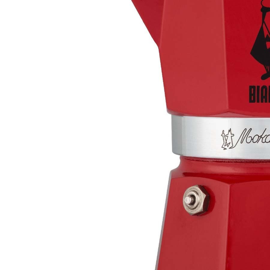 Bialetti Μπρίκι Espresso 1cups Κόκκινο 0004941 5