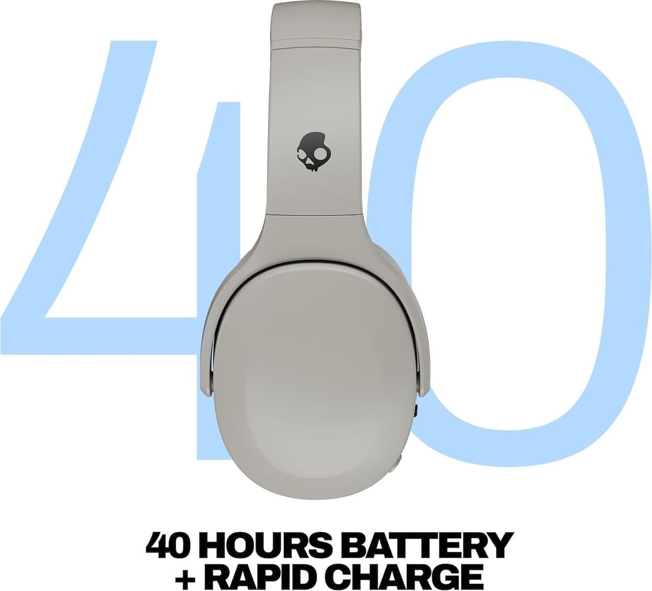 Skullcandy Crusher 540 Active Ασύρματα / Ενσύρματα Over Ear Ακουστικά Concrete 3