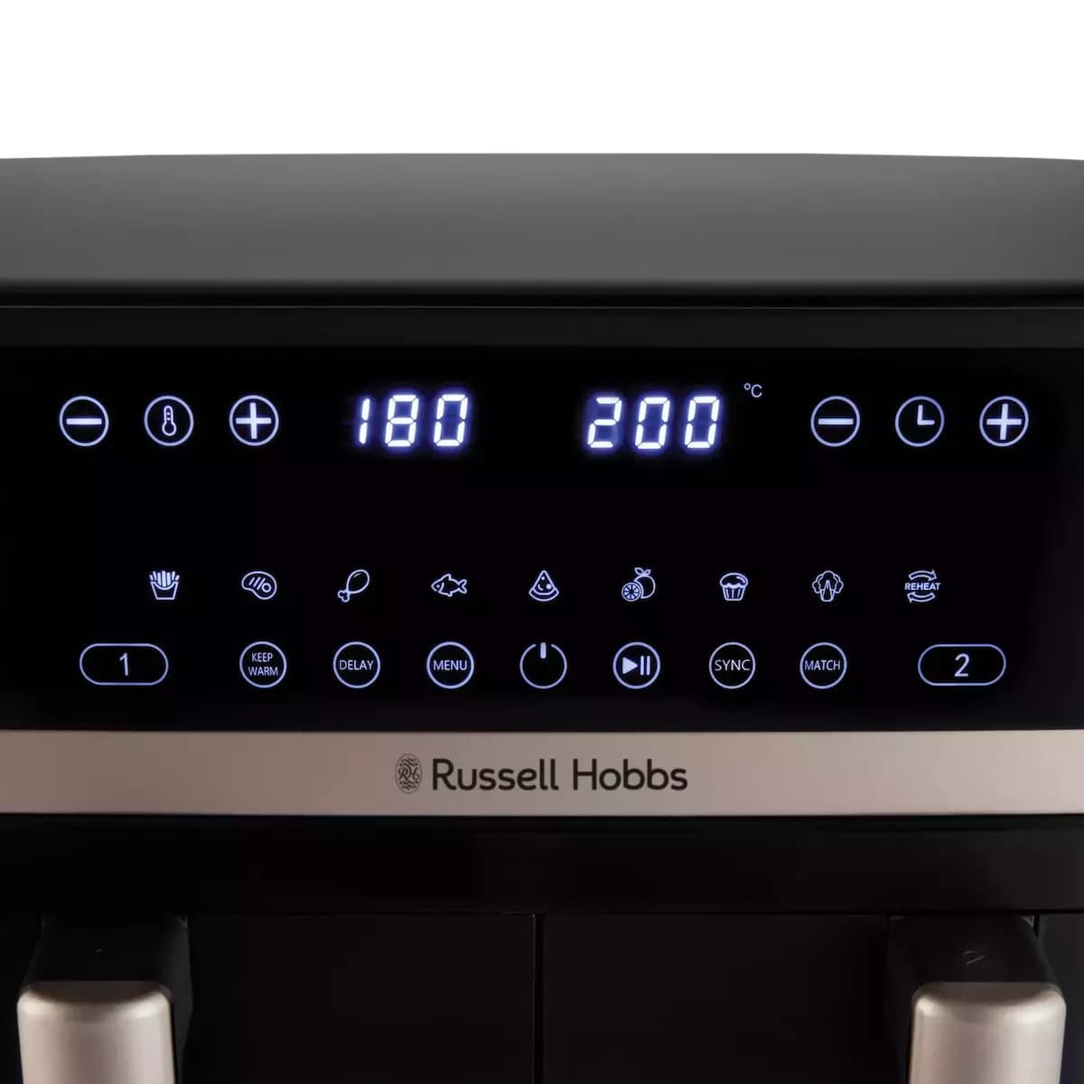 Russell Hobbs Satisfry Air Fryer με Διπλό Αποσπώμενο Κάδο 9lt Μαύρο 5