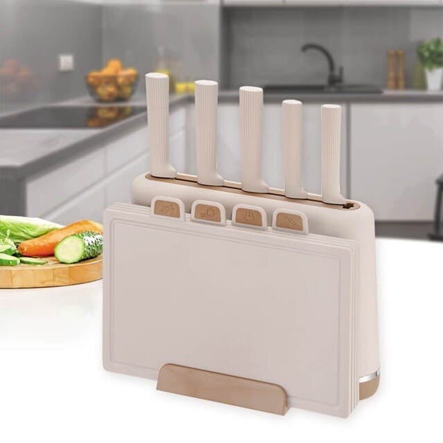 Maestro Σετ Μαχαίρια από Ανοξείδωτο Ατσάλι MR-1412-BEIGE 6