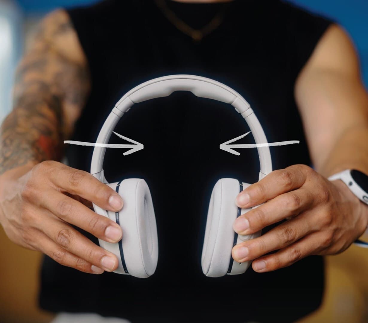 Skullcandy Crusher 540 Active Ασύρματα / Ενσύρματα Over Ear Ακουστικά Concrete 4