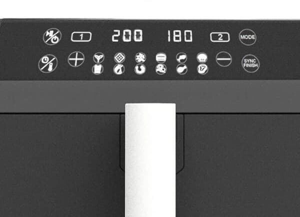 Maestro Air Fryer με Διπλό Αποσπώμενο Κάδο 10lt Μαύρο MR-761 5