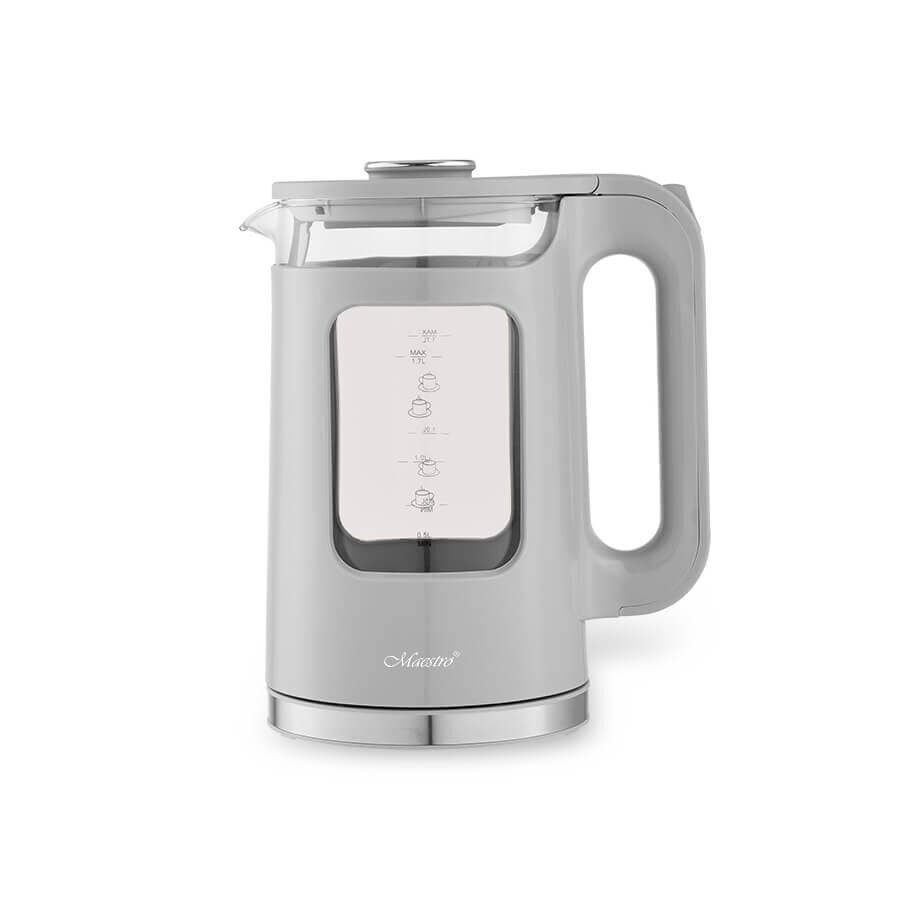 Maestro Electric Βραστήρας 1.7lt 2200W Γκρι 3