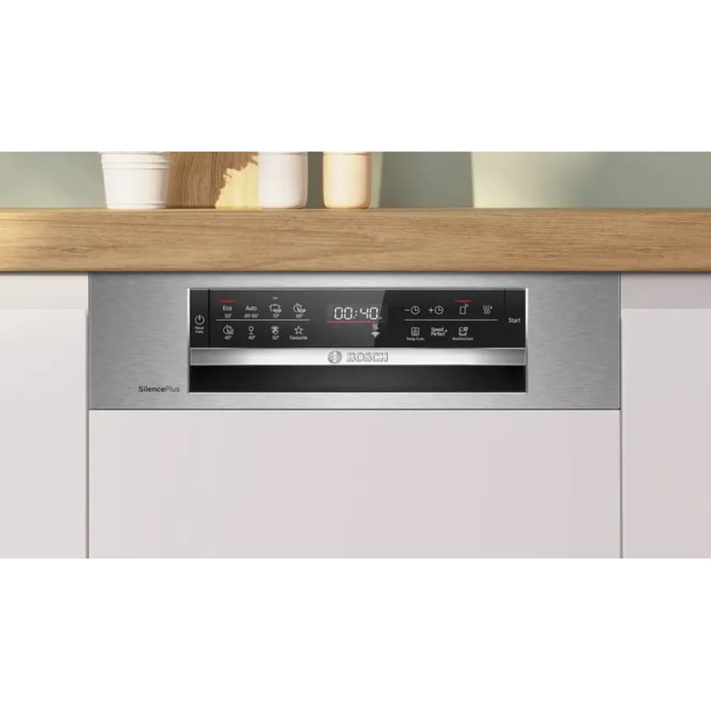 Bosch Εντοιχιζόμενο Πλυντήριο Πιάτων με Wi-Fi για 10 Σερβίτσια EcoSilence Drive Π51xY88εκ. SPI6EMS21E 5