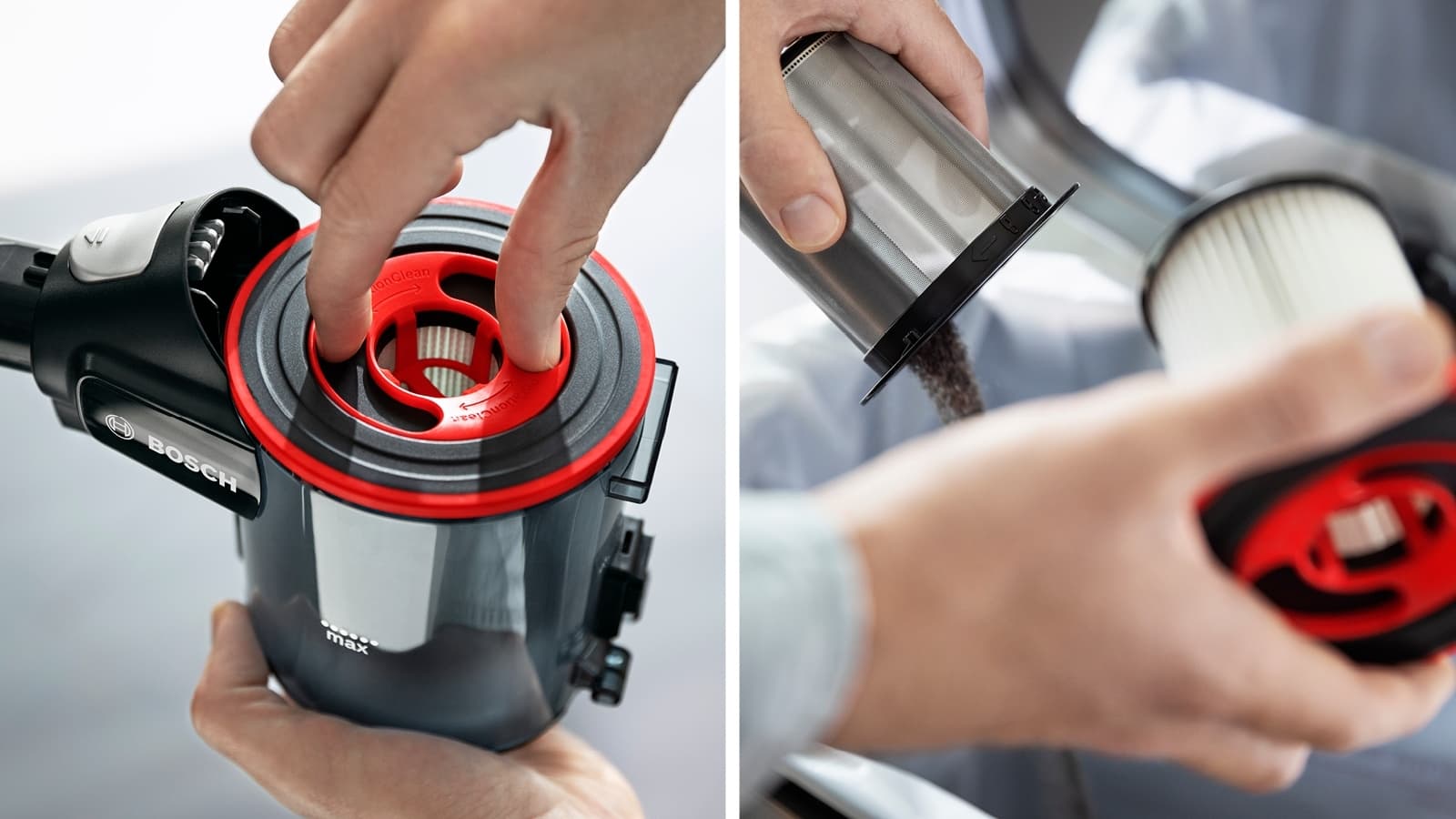 Bosch Unlimited 7 Επαναφορτιζόμενη Σκούπα 2 σε 1 Stick & Χειρός 18V Μαύρη 20