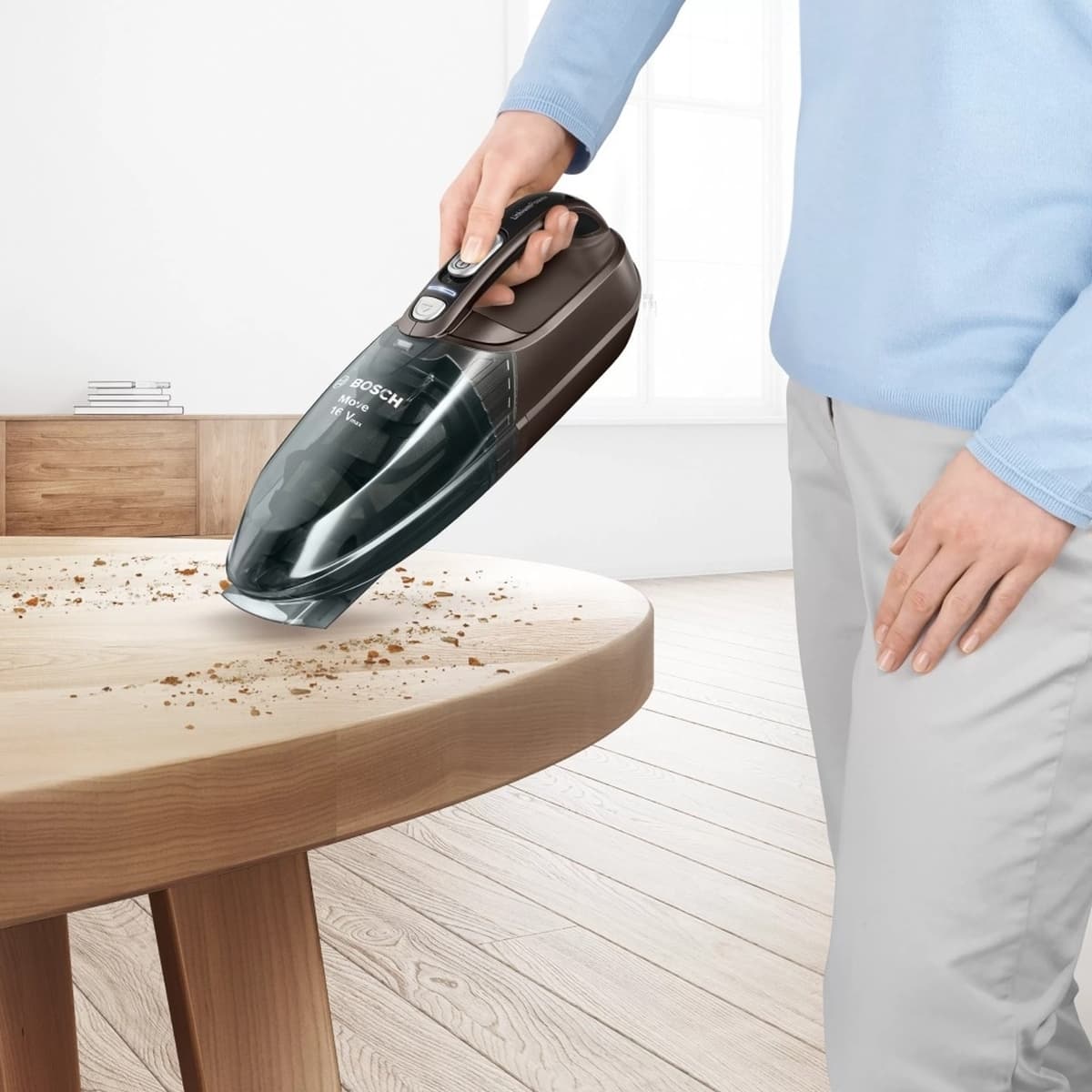 Bosch BHN16L Επαναφορτιζόμενο Σκουπάκι Χειρός 14.4V Μαύρο 10