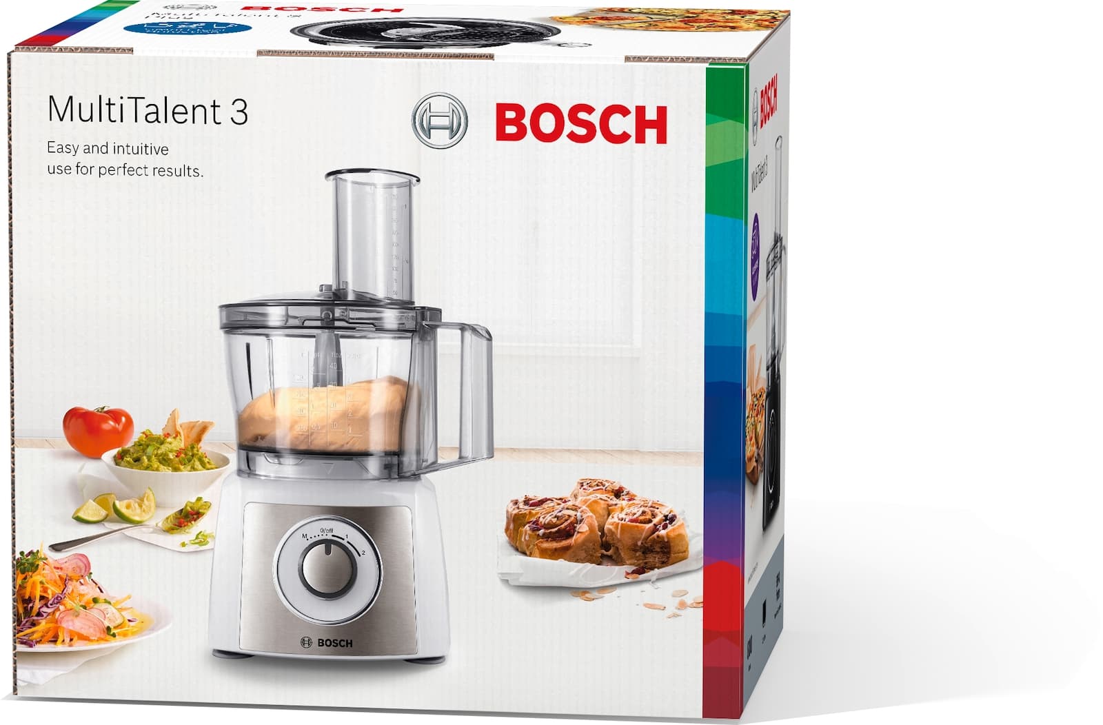 Bosch MultiTalent 3 MCM3501M Πολυμίξερ 800W με Κάδο 2.3lt και Κανάτα Μπλέντερ Μαύρο 26