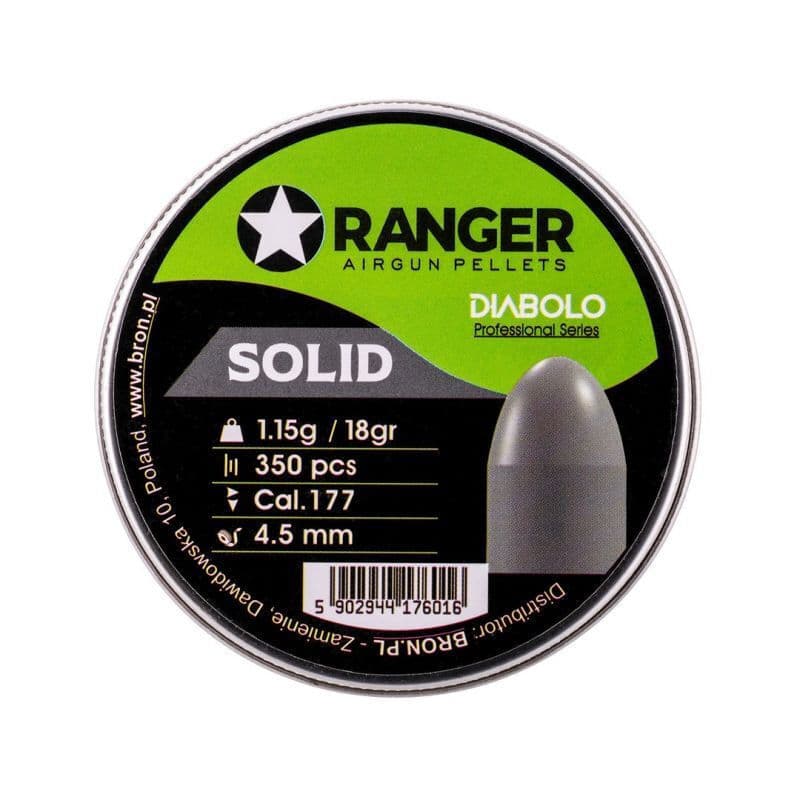 Shot 4.5 Mm Ranger Diabolo Professional Solid Semi-circular 350 Pcs 1.15 G 5