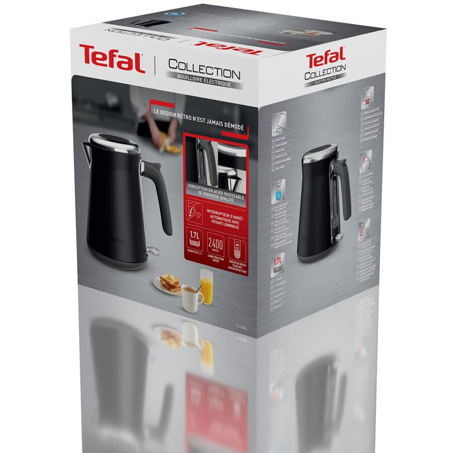 Tefal Botley Βραστήρας 1.7lt 2400W Μαύρος 12