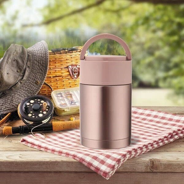 Maestro Δοχείο Φαγητού Inox Θερμός Γκρι 800ml 2
