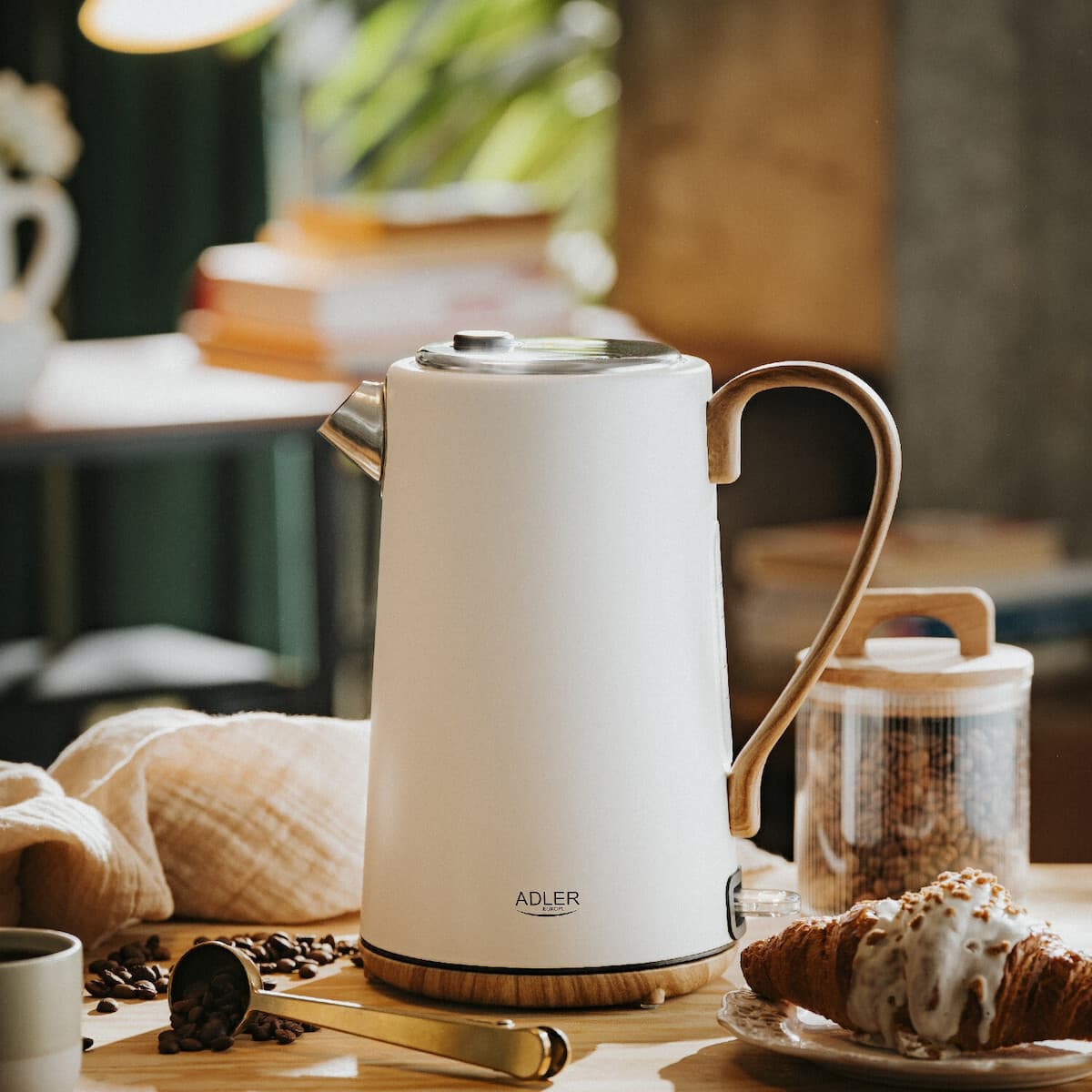 Adler Βραστήρας 1.7lt 2200W Λευκός AD 1352 10