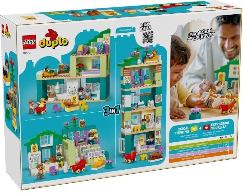 LEGO Duplo 3 in 1 Modern Family House with Figures για 2+ Ετών 166τμχ 10470 2