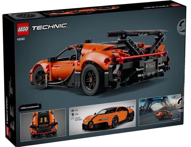 LEGO Technic Bugatti Chiron Pur Sport Hypercar για 9+ Ετών 771τμχ 42222 2
