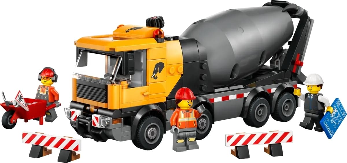 LEGO City Cement Mixer για 7+ Ετών 371τμχ 60478 2