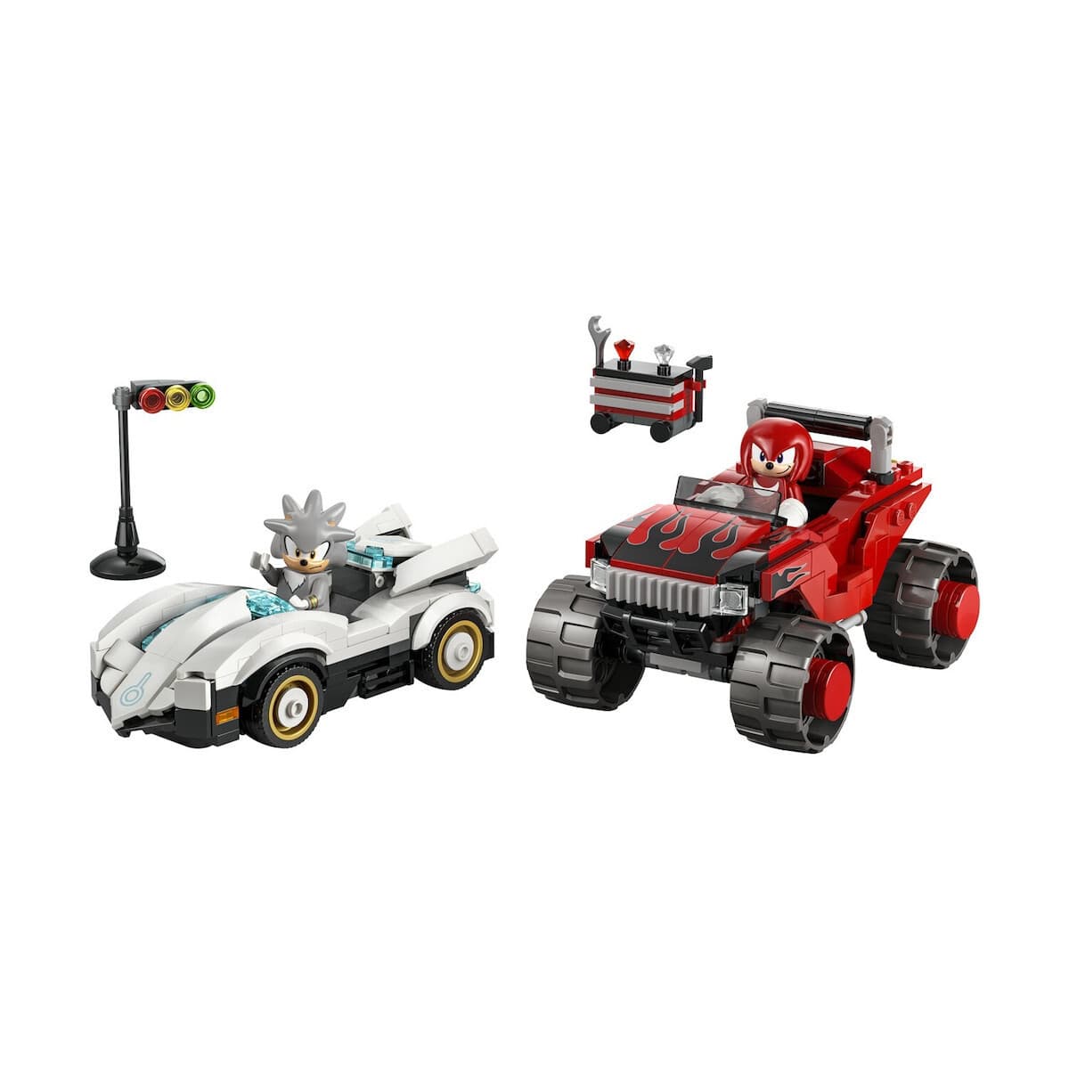 LEGO Sonic The Hedgehog Silver's Car vs. Knuckles' Monster Truck για 8+ Ετών 378τμχ 77118 3
