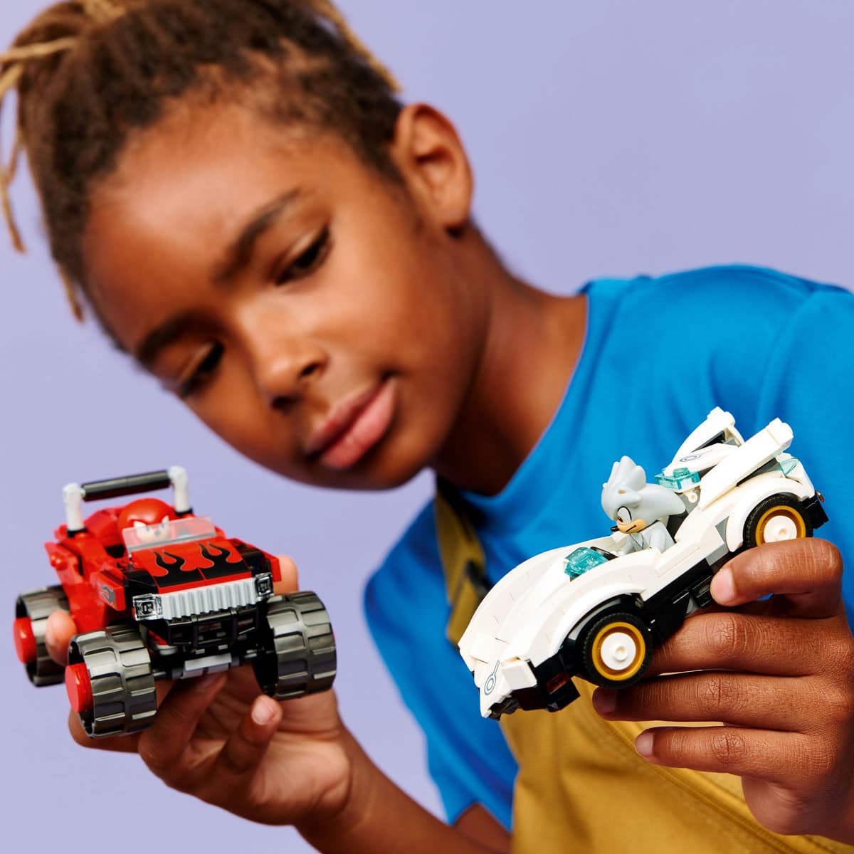 LEGO Sonic The Hedgehog Silver's Car vs. Knuckles' Monster Truck για 8+ Ετών 378τμχ 77118 9