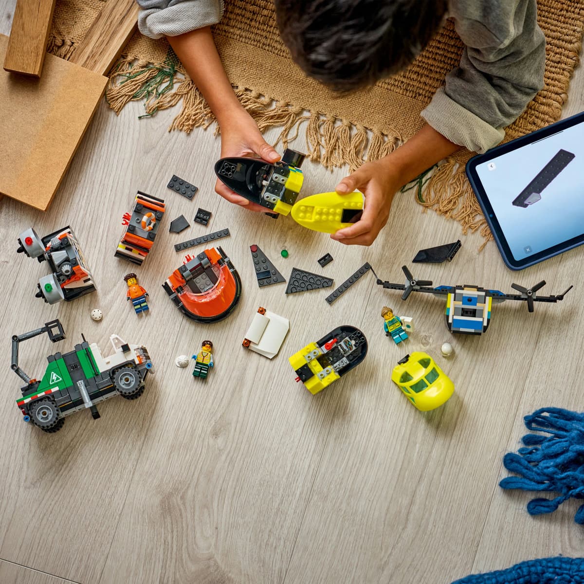 LEGO City Airplane, Service Truck & Hovercraft Remix για 7+ Ετών 990τμχ 60505 7