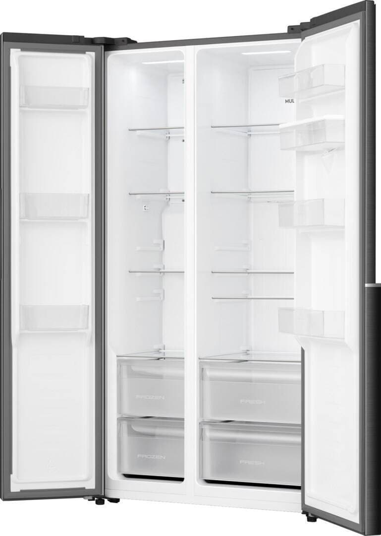 Gorenje Ψυγείο Ντουλάπα 541lt Total NoFrost Υ178.6xΠ91.1xΒ61.5εκ. Μαύρο Hzf55082 G400 9