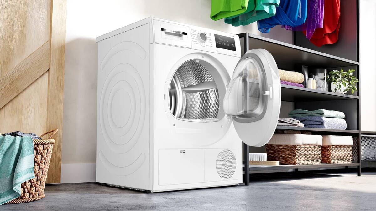 Bosch Serie 4 Στεγνωτήριο 7kg με Αντλία Θερμότητας 8