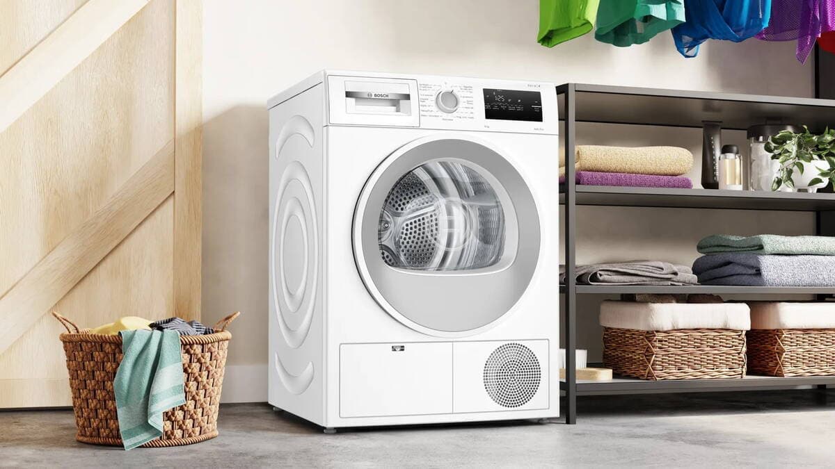 Bosch Serie 4 Στεγνωτήριο 7kg με Αντλία Θερμότητας 10