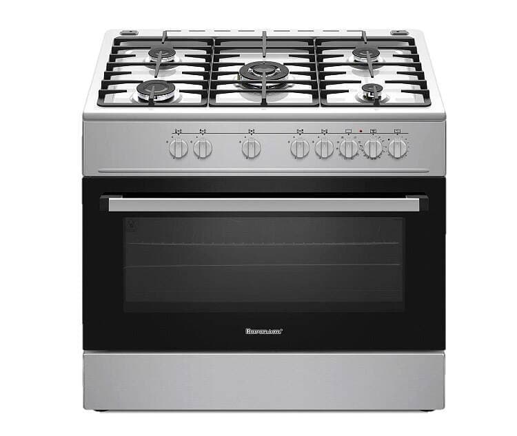 Ravanson Chef Modern Κουζίνα 110lt με Εστίες Υγραερίου Π90εκ. Inox 5