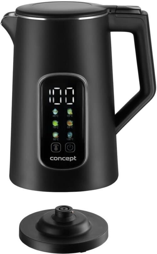 Concept Βραστήρας 1.7lt 2200W Μαύρος RK3385 3