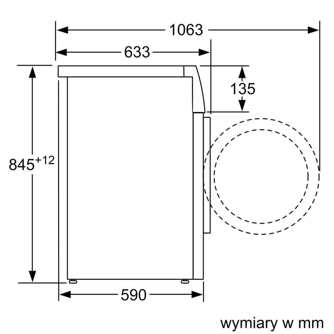 Bosch Πλυντήριο Ρούχων 8kg 1200 Στροφών WAN2405BPL 6