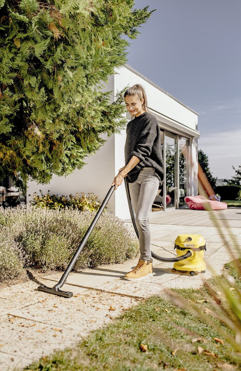 Karcher WD 2 Plus V-12 4 18 Σκούπα Υγρών / Στερεών 1000W με Πλαστικό Κάδο 12lt Κίτρινη 7
