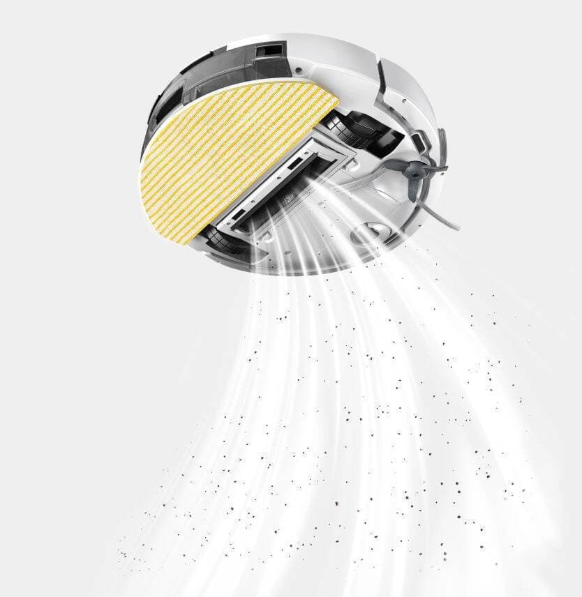 Karcher RVC 3 Σκούπα Ρομπότ με Χαρτογράφηση Laser & Απορρόφηση 15000Pa Λευκή 4