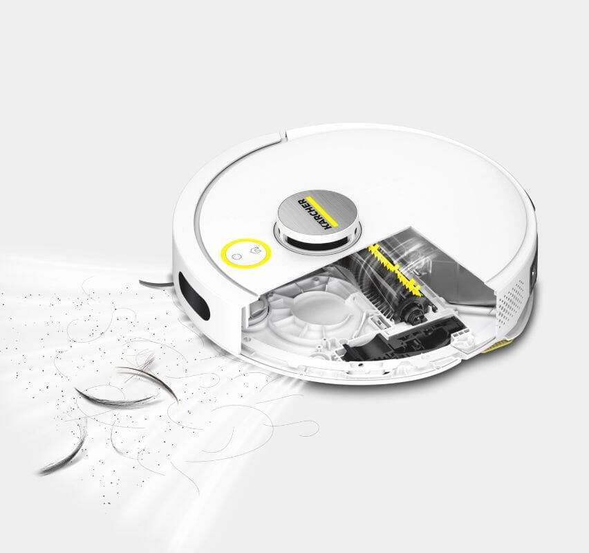 Karcher RVC 3 Σκούπα Ρομπότ με Χαρτογράφηση Laser & Απορρόφηση 15000Pa Λευκή 8