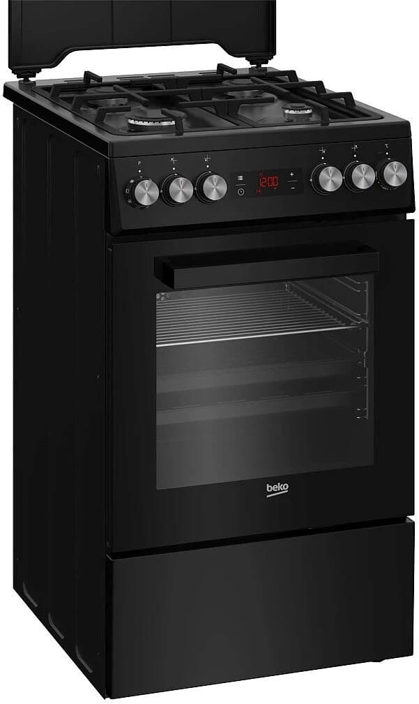 Beko FSM52331DBDS Κουζίνα 60lt με Εστίες Υγραερίου Π50εκ. Μαύρη 4
